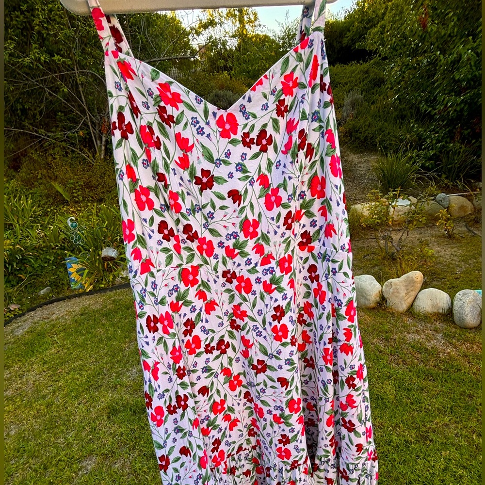 Demure cottagecore floral dress 🎀